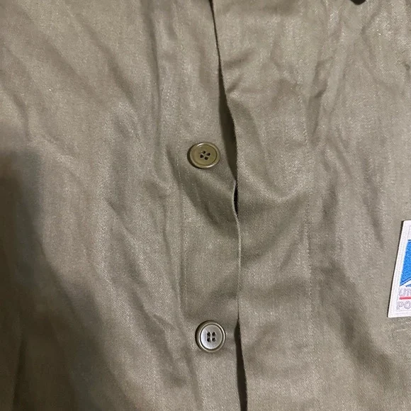 Vintage USPS “Military Green” Coveralls 90s size Large - Picture 3 of 13